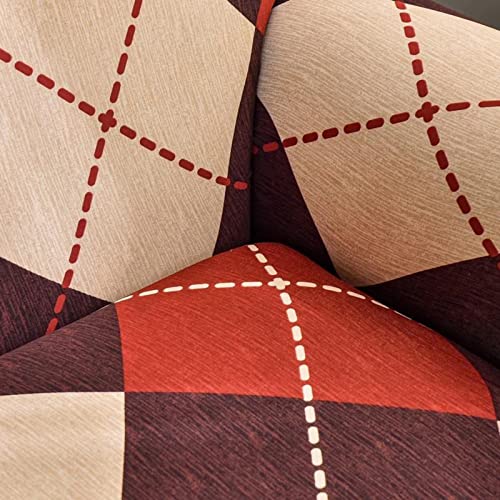 Funda protectora de sofá elástica 2 plazas para renovar asientos desgastados 5
