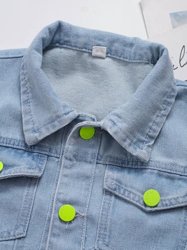 Loyan Little Boys Girls Ripped Denim Gilet 2-12 Years Sleeveless Vest Jacket Distressed Waistcoat4