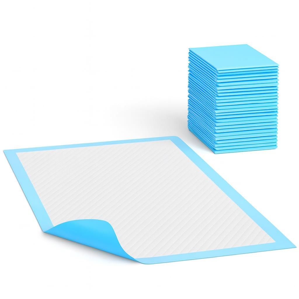 CUTE PAWS Classic Disposable Underpads | Medium Size | Count 25 | 45 X 60 cm | High Absorbancy | Super Soft | Unisex | for Men & Women Skin Friendly for Baby & Elderly Patient-image-3