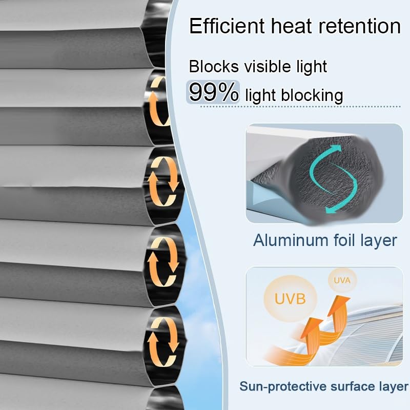 Store cellulaire occultant thermique isolant pour éliminer les reflets - 5