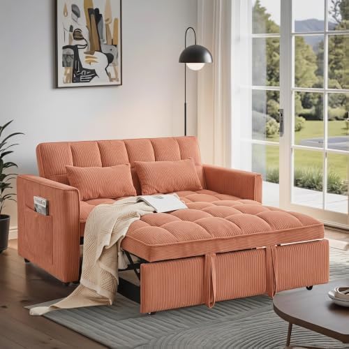 Trygoal Sleeper Sofa Bed with Adjustable Backrest