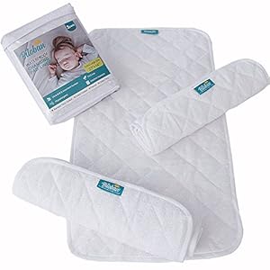 Changing Pad Liners – 3 Pack, Superior Bamboo Terry Surface, Waterproof & absorbant Diaper Changing pad Liners