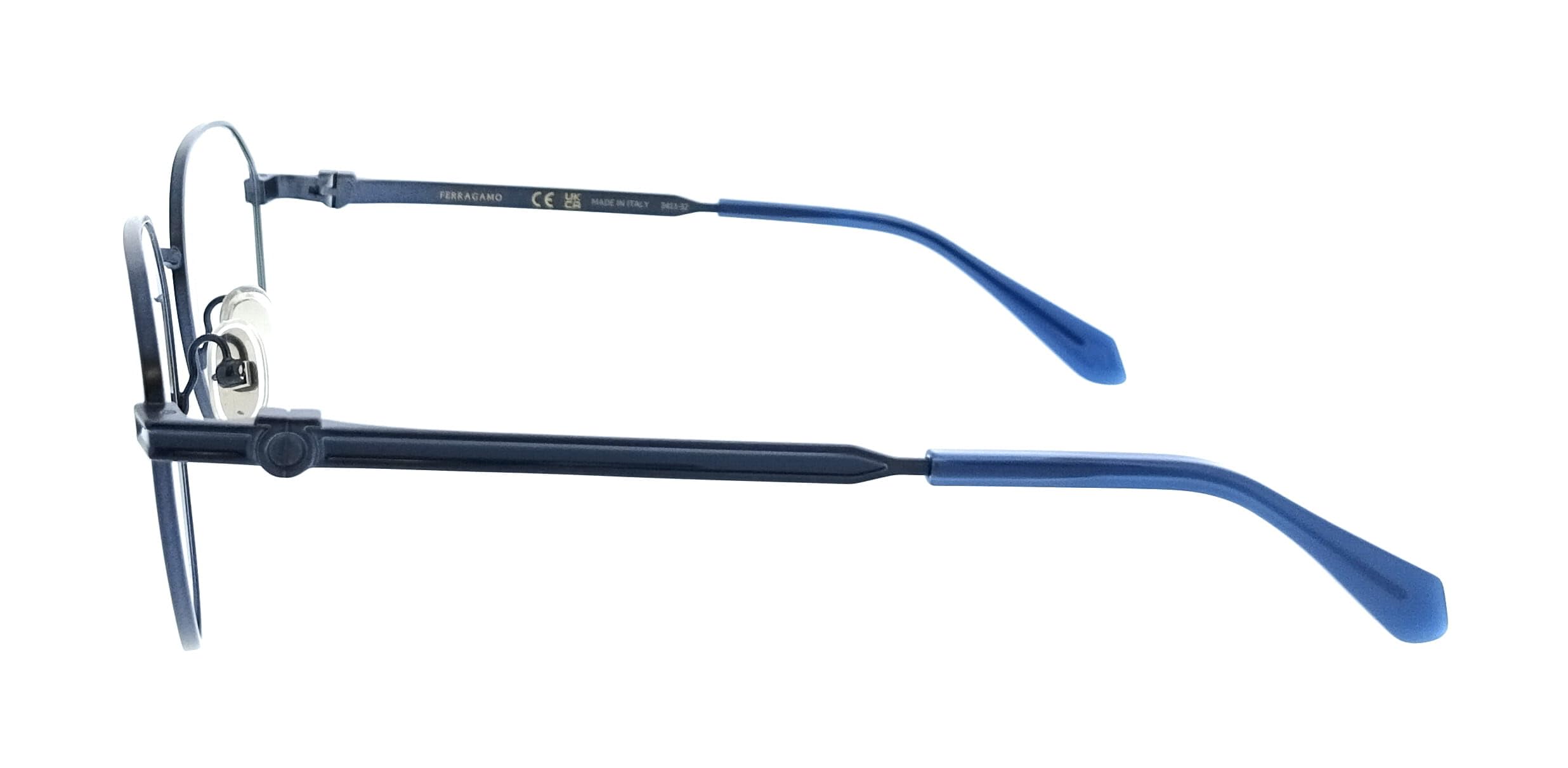 GAFAS FERRAGAMO SF2236 - C: MATTE BLUE Eye Size: 54 Bridge: 18 Cura della persona e salute