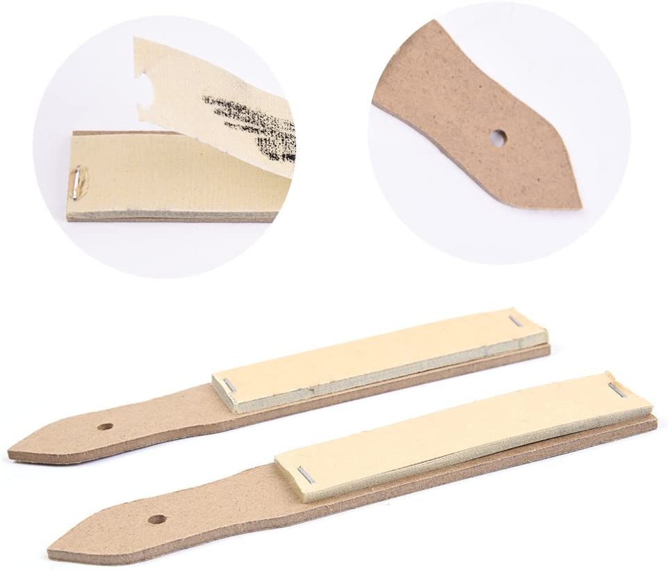 ikis - Sandpaper Sharpener - 2 Pieces Sketch Sandpaper Pencil Sharpener Lead Pointer Art Drawing Tool for Adults, Teens, Artists 3