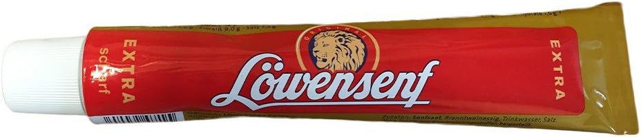 Lowensenf Extra Hot Mustard in Tube ( 100 ml )