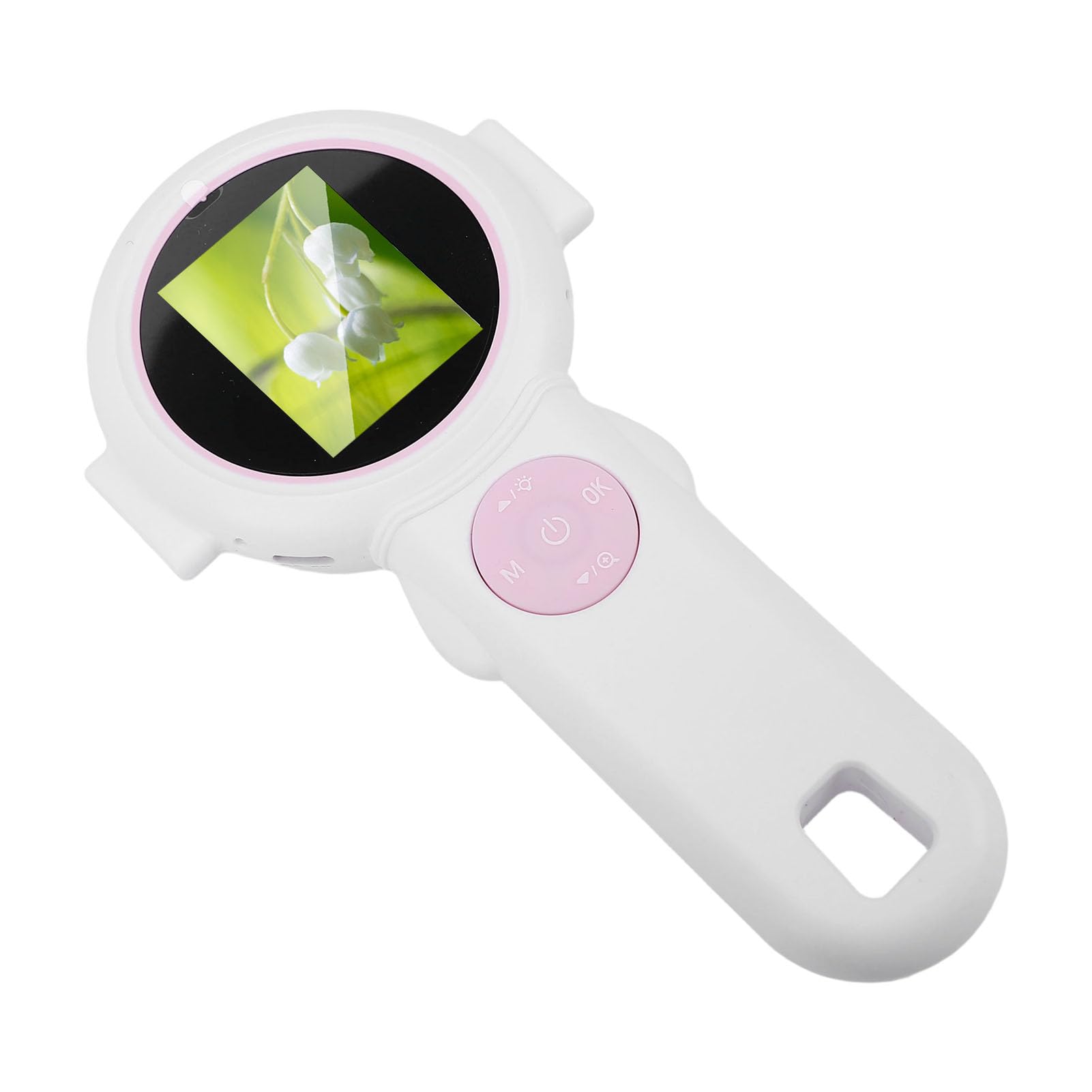 Kids Handheld Microscope for Home School, 2 Inch (PINK)