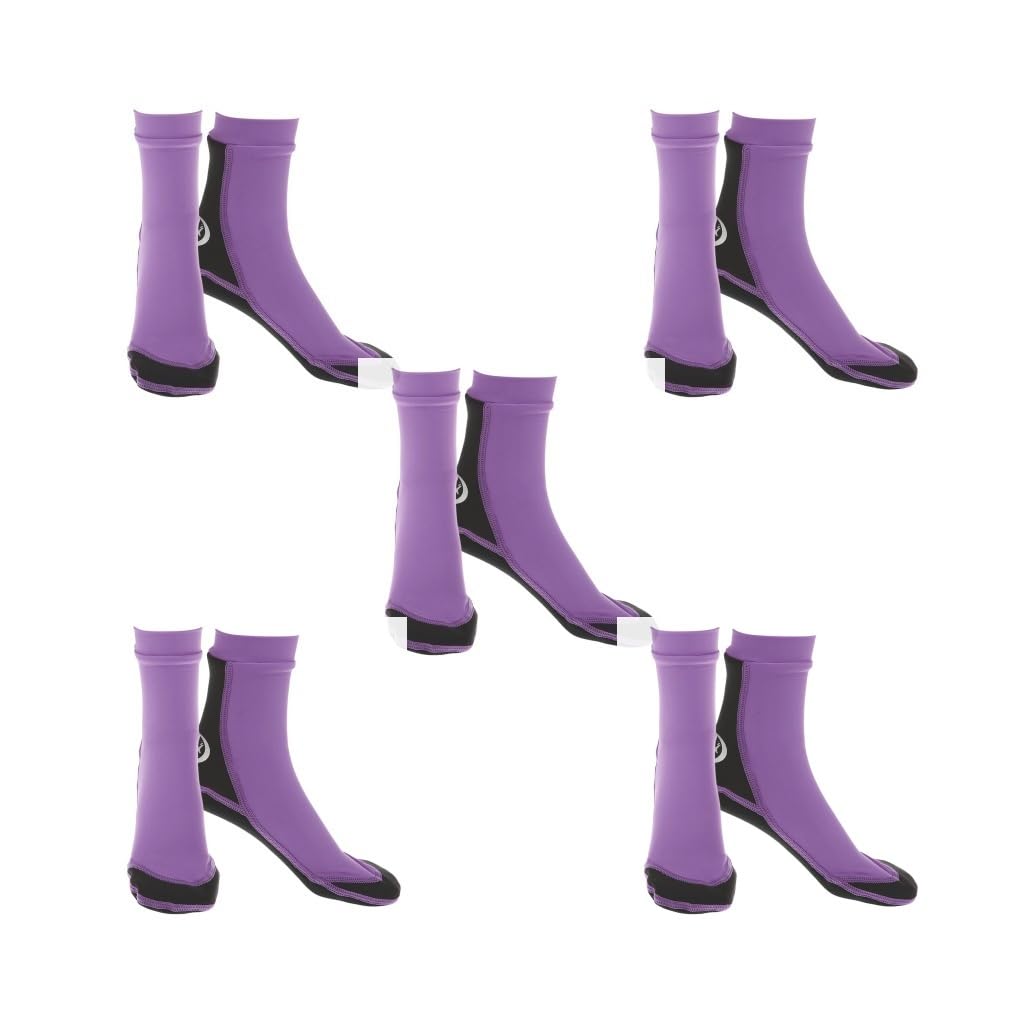 1,5 mm Tauchsocken, Schwimmen, Schnorcheln, Neopren, Surfstiefel, S, Rot, Größe S