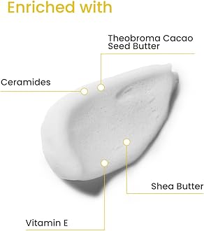 Earth Rhythm Hand Cream - Cotton Crisp for Dry & Rough Hands, Intense Moisturization Non Greasy, Fast Absorbing, Moisturizes, Enriched with Ceramides, Shea Butter, Cacao Seed Butter for Men & Women -