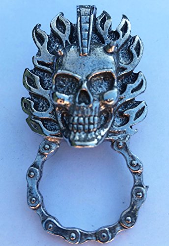 BIKER SUNGLASSES HOLDER PIN MOHAWK SKULL
