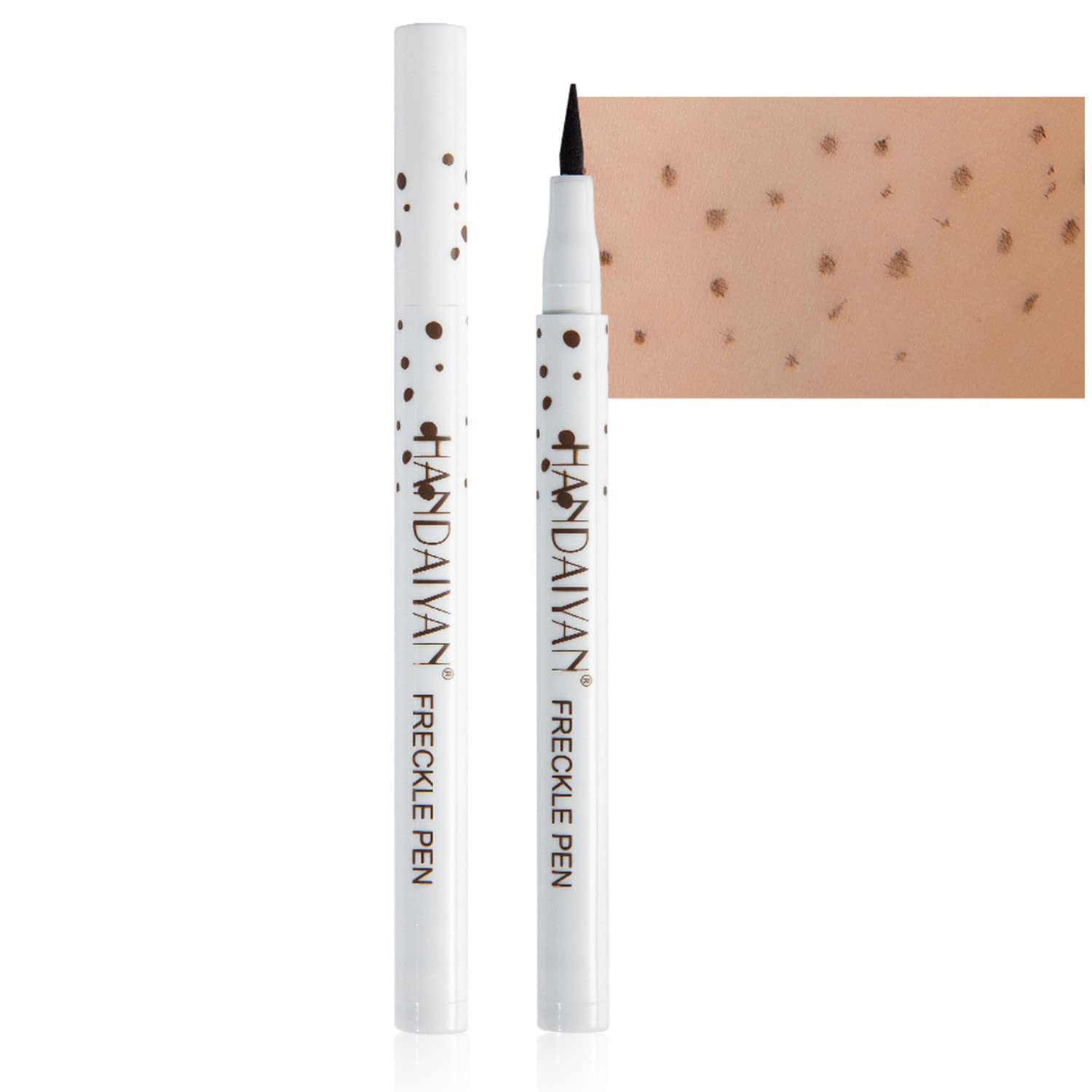 Freckle Pen, Freckle Makeup Pen Waterproof Long-Lasting Soft Spot Pens For Natural Like-real For a Natural Sun-kissed Makeup, 1PC Dark Brown