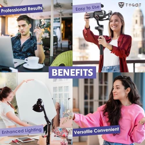 Image of Vlogging Kit, Compatible Video Vlog Kit with Microphone LED Light Tripod, Remote Control, YouTube Kit for iPhone & Android,for YouTube Recording Instagram Facebook Live