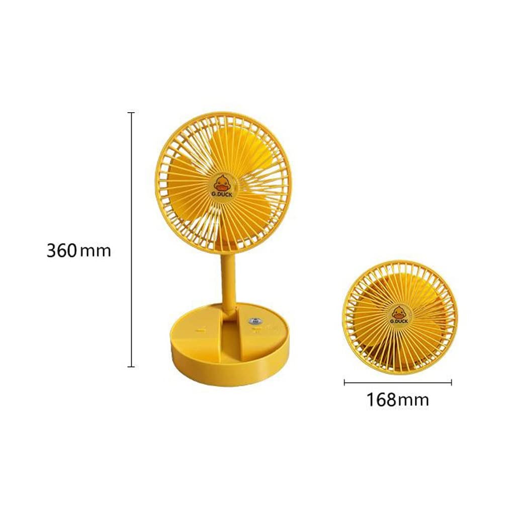 Mini ventilatore Ventola pieghevole retrattile grande ventolo portatile portatile ventilatore desktop USB Ventilatore pieghevole del ventilatore elettrico Desktop Mini retrattile Ventola di raffreddam