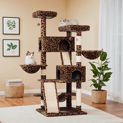 Árbol para gatos WEEWAY torre multi-niveles 65 pulgadas miniatura 1