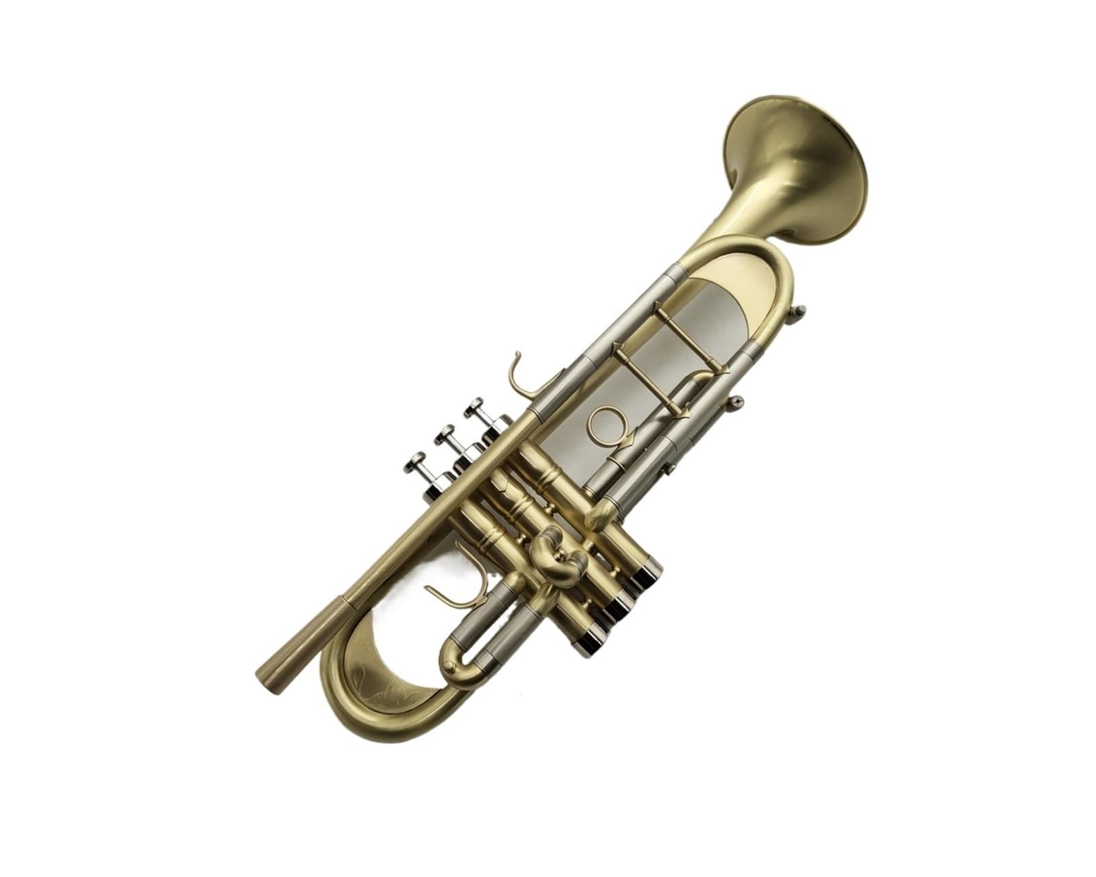 trąbka instrument Trąbka C do B, mosiężny, pozłacany, profesjonalny instrument muzyczny z pudełkiem