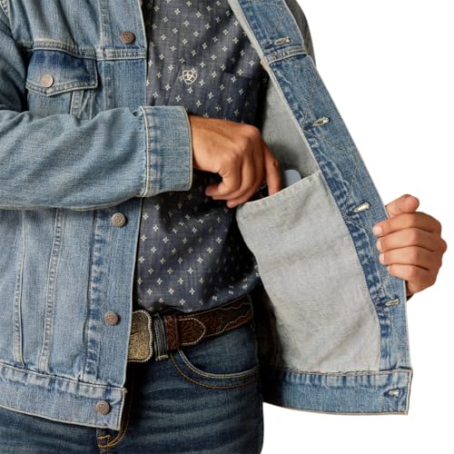 Image of 8254 Ariat Men's Denim Trucker Jacket