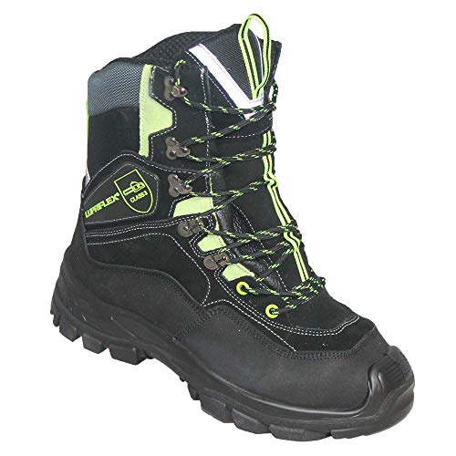 Lupriflex Sportive Hunter Pro 3-640 Bottes de Protection Contre Les coupures Classe 3 Noir, Taille:45 EU