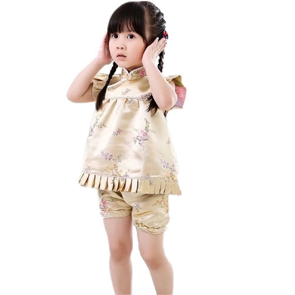 Buy Little Girl Chinese Qipao Dress Suit Traditional Cheongsam Top