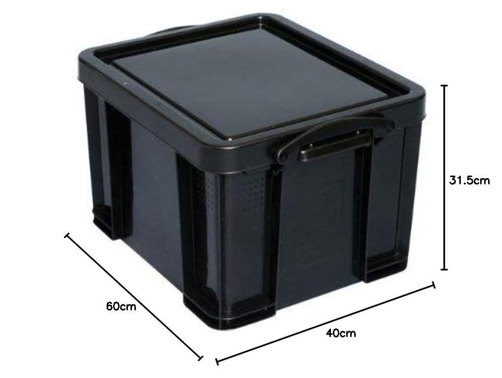 3 x REALLY USEFUL BOX 48 litrów - 600 x 400 x 315 mm - czarne