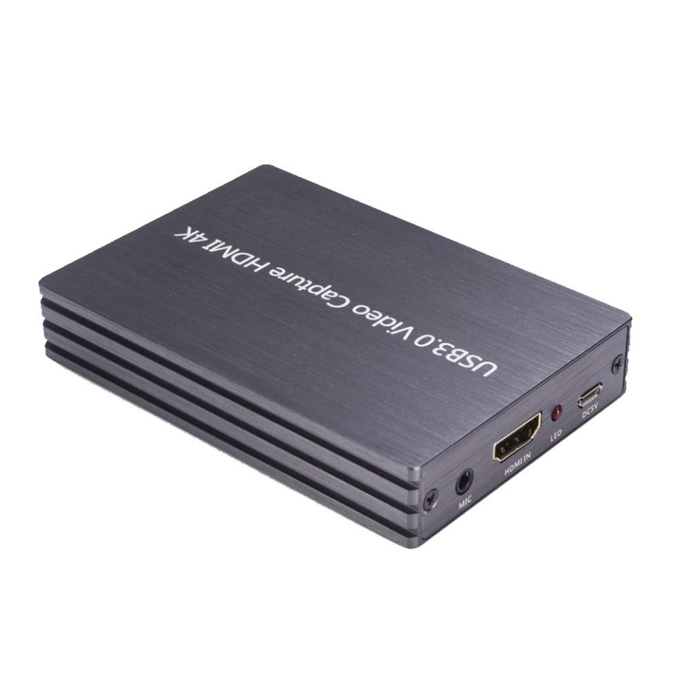 /G Carte de Capture de Jeu vidéo USB 3.0 4K pour boîte de Capture de Jeu de boîte de Diffusion en Direct - Gris