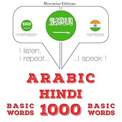 Couverture de Arabic - Hindi. 1000 basic words