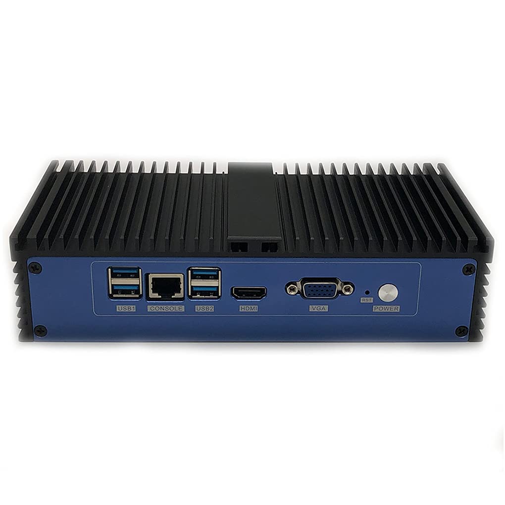 Pentium 4405U/4415U Firewall Micro Appliance, Mini PC, Nano PC, Router PC(4G 128G) with 6 RJ45, AES-NI,HDMI USB3.0 COM,Compatible for Pfsense Openwrt OPNsense