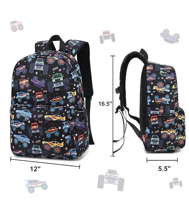 Image of BANQLYN 16-Inch Kids Backpack for Boys & Girls,Preschool Backpack for Kids Girls Small Backpack Purse Kindergarten School Book bags for Toddler Travel,Perfect for School Backpack