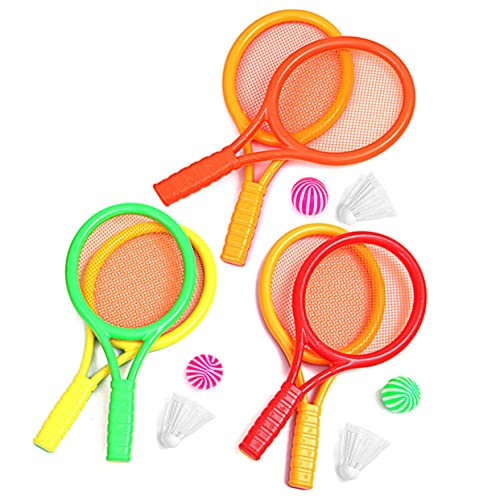 Set de 2 raquetas de tenis para niños y niñas miniatura 2