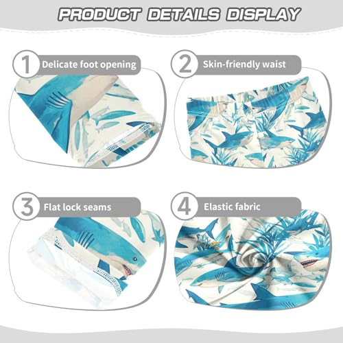 Sharks Camouflage Kids Baby Girls Legging Comfortable Full Length Dance Pants Running3