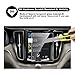 RUIYA 2018 2019 V olvo XC60 Sensus Navigation System Car Navigation Screen Protector, HD Clear TEMPERED GLASS Car In-Dash Screen Protective Film
