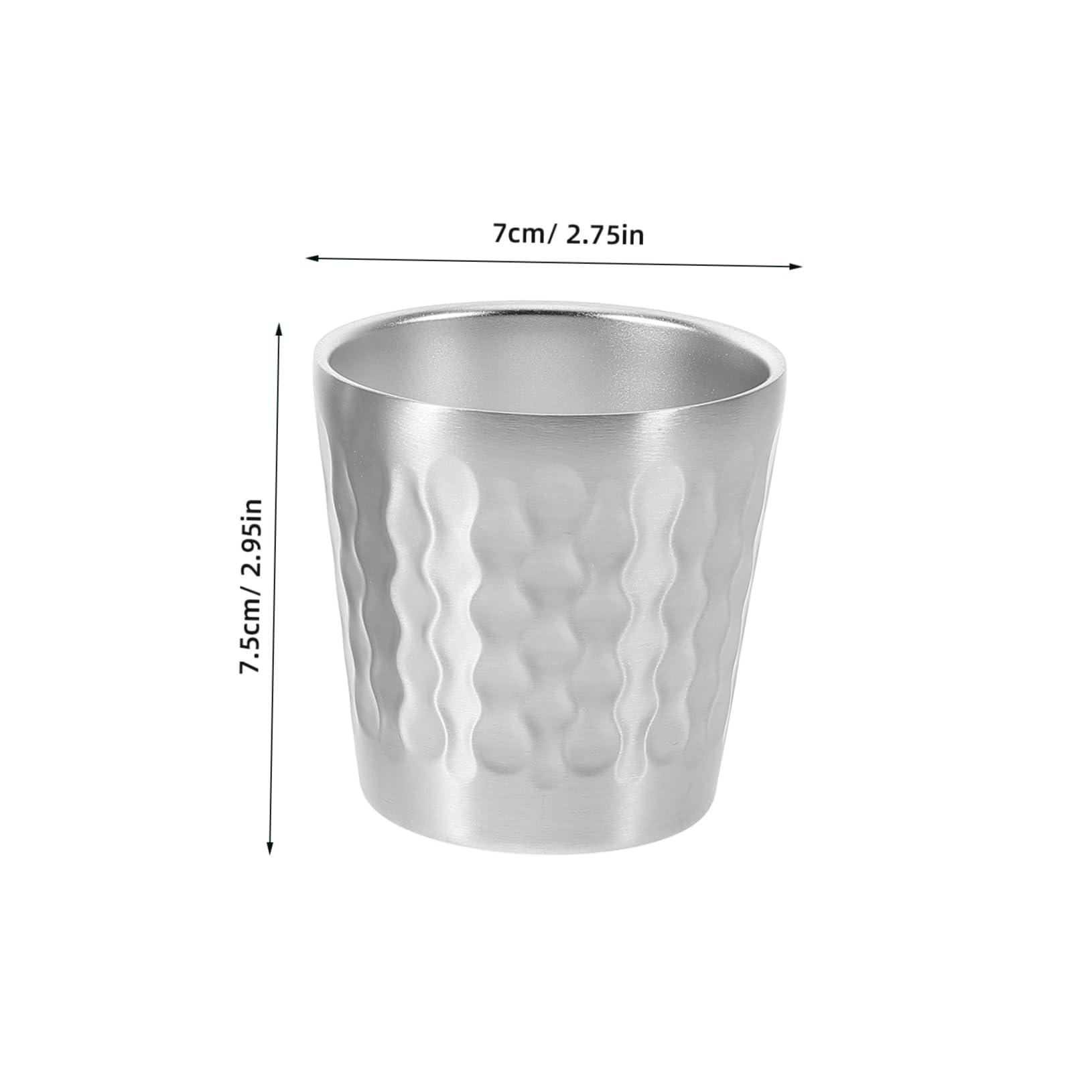 Happyyami Safe Stainless Steel Cups Camping Drink Cup Set Stackable for Easy Travel Outdoor Fun