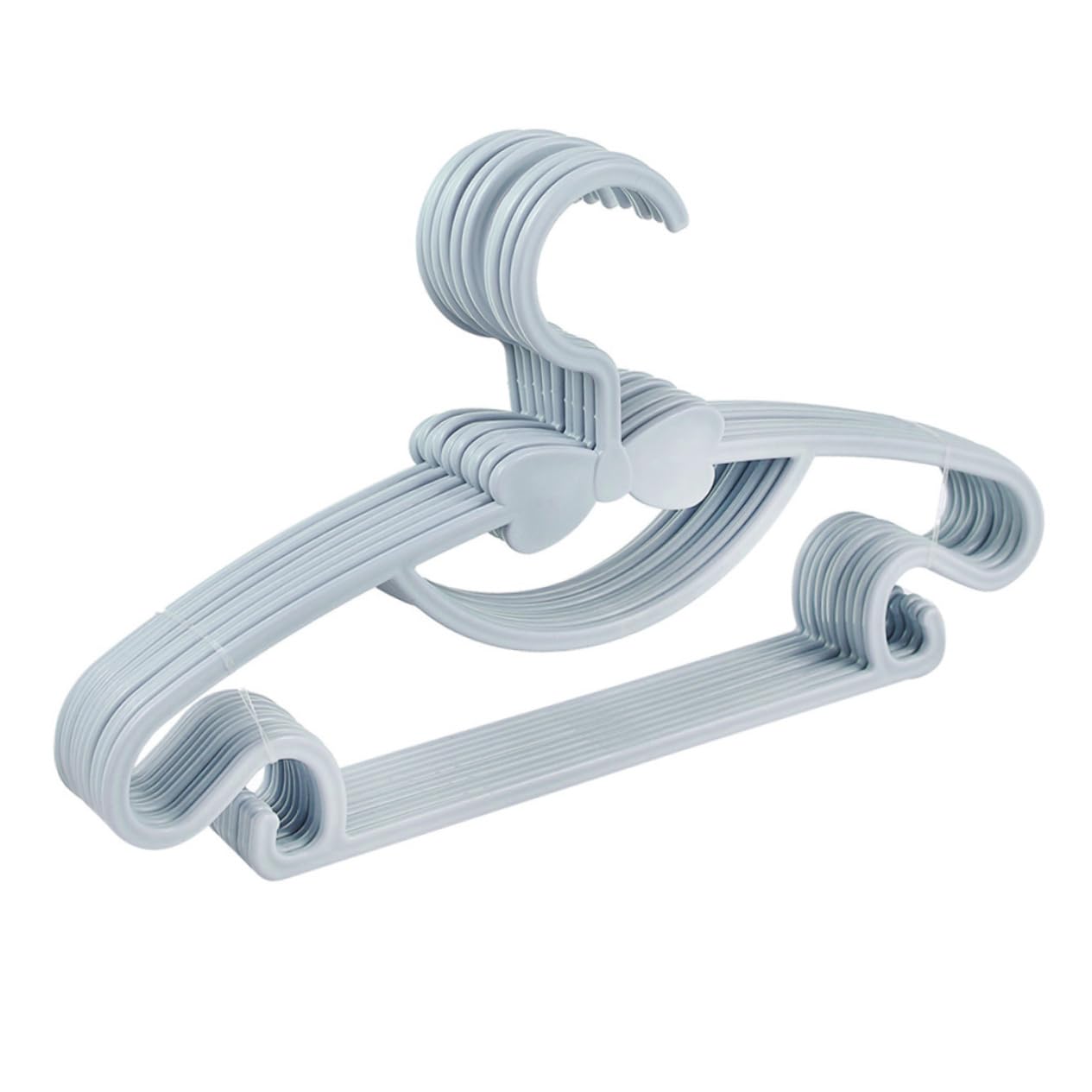 STOBAZA 10pcs Children Hanger Coat Hangers Kid Hangers Hangers Anti-Slip Hangers Home Hangers Wardrobe Hangers Clothes Hanging Racks Blue