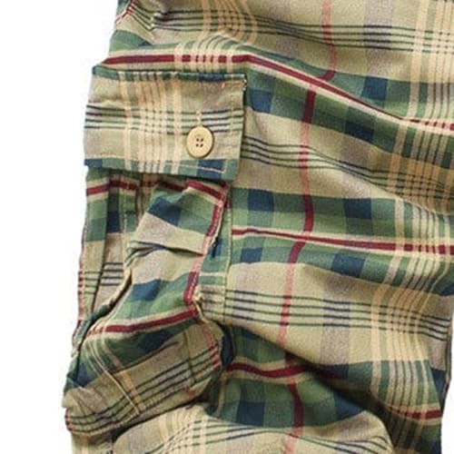 Short clásico cargo hombre estilo relajado multi bolsillos miniatura 2
