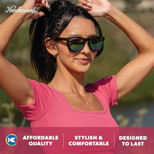 Image of Knockaround Square Polarized Sunglasses for Men & Women - UV400 Protection