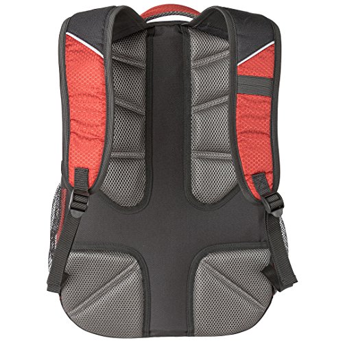 Backpack, (Laptop, Travel, School Or Business) Urban Commuter By Exos (Red With Black Trim) #TOP2