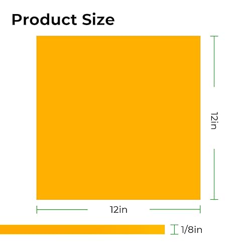 Miniatura 2 de xTool Selected Hojas acrílicas negras opacas brillantes, hoja de plástico de 12 x 12 pulgadas con grosor de 15 pulgadas, 2 piezas de acrílico opaco