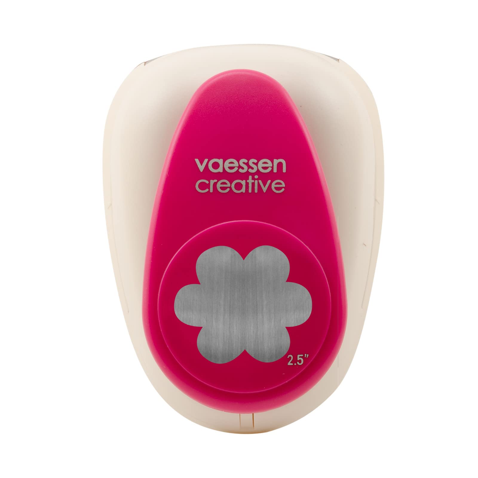 Vaessen Creative Craft Paper Punch - Flower - 5,7 x 6,3 cm - Circle Cutter for Crafting and Card Making