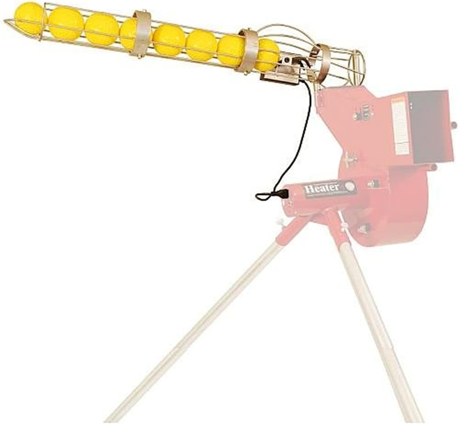 Heater Sports Combo Auto Ball Feeder - Compact and Lightweight High-Capacity Ball Feeder for Seamless Baseball and Softball Practice, Compatible Sports Combo Pitching Machine (#HTR599NBF)