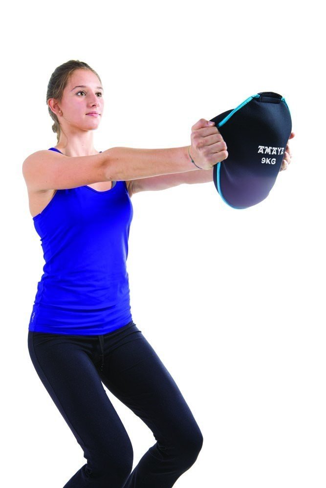 AMAYA SPORT Sand Bells - 18 kg, Saco de Arena para Tonificación Muscular y Ejercicios Funcionales, Sand Bag Fitness para Entrenamiento de Estabilidad, Arena Incluida