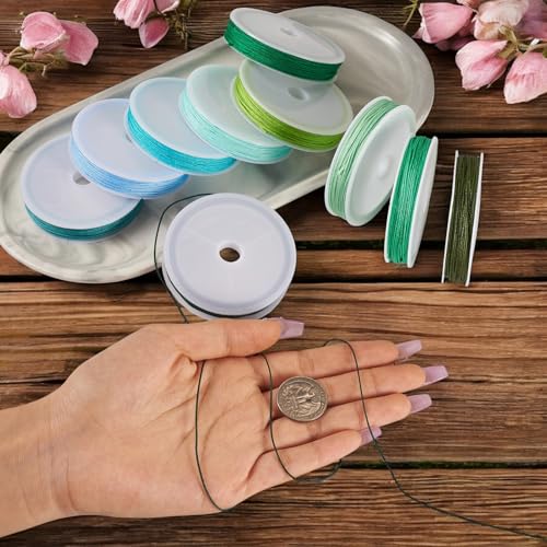 Cuerda de nailon de 0,8 mm en 10 colores para crear tus propias pulseras de la amistad 4