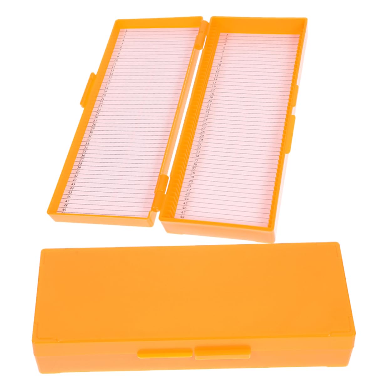 ULTECHNOVO 10pièces Boîte De Rangement Pour Lames De Microscope Réutilisables Organiseur Pratique Et Compact Pour Laboratoire Classe Et Recherche Scientifique