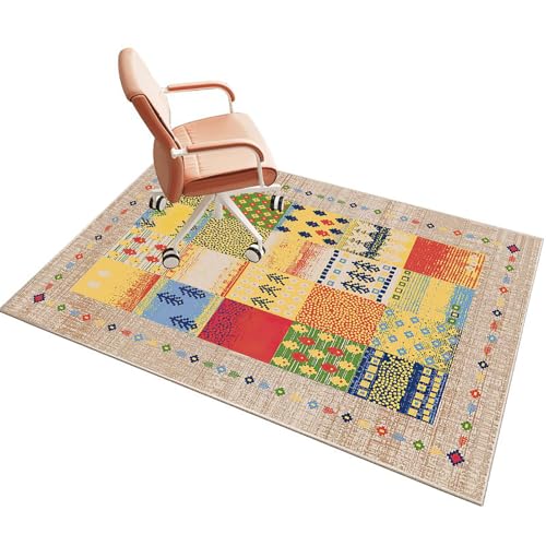 Protecteur de chaise de bureau FANDIAO 160x200 cm pour éviter les rayures sur parquet