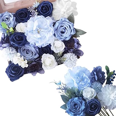 Jewlri Faux Silk Flowers Bouquet Combo Cover