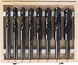 In Holzbox BGS 2019  HSS-Bohrer-Satz  8-tlg  13 - 25 mm  XXL  13 mm Schaft für alle Bohrmaschinen