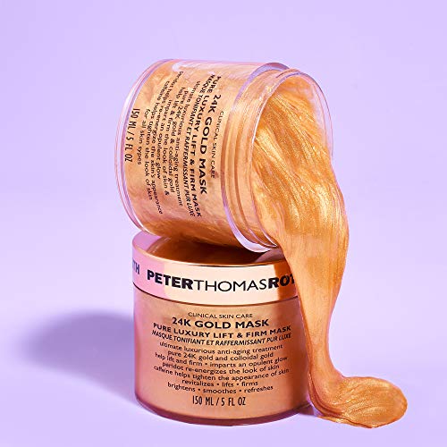 Peter Thomas Roth | 24K Gold Mask | Pure Luxury Lift & Firm, Anti-Aging Gold Face Mask, Helps Lift, Firm And Brighten The Look Of Skin, 5 Fl Oz (Pack Of 1) #TOP5