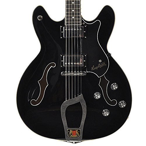 Hagstrom Viking de 09 Hollow Body Guitare électrique Noir - Les Beatles, Paul McCartney, John Lennon, RIngo Starr, George Harrison Hagstrom Viking de 09 Hollow Body Guitare électrique Noir