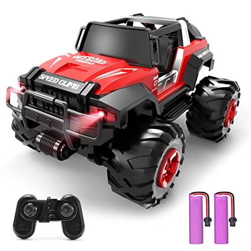 DEERC ラジコンカー こども向け スピーカー付き 室内向け RCカー 音楽