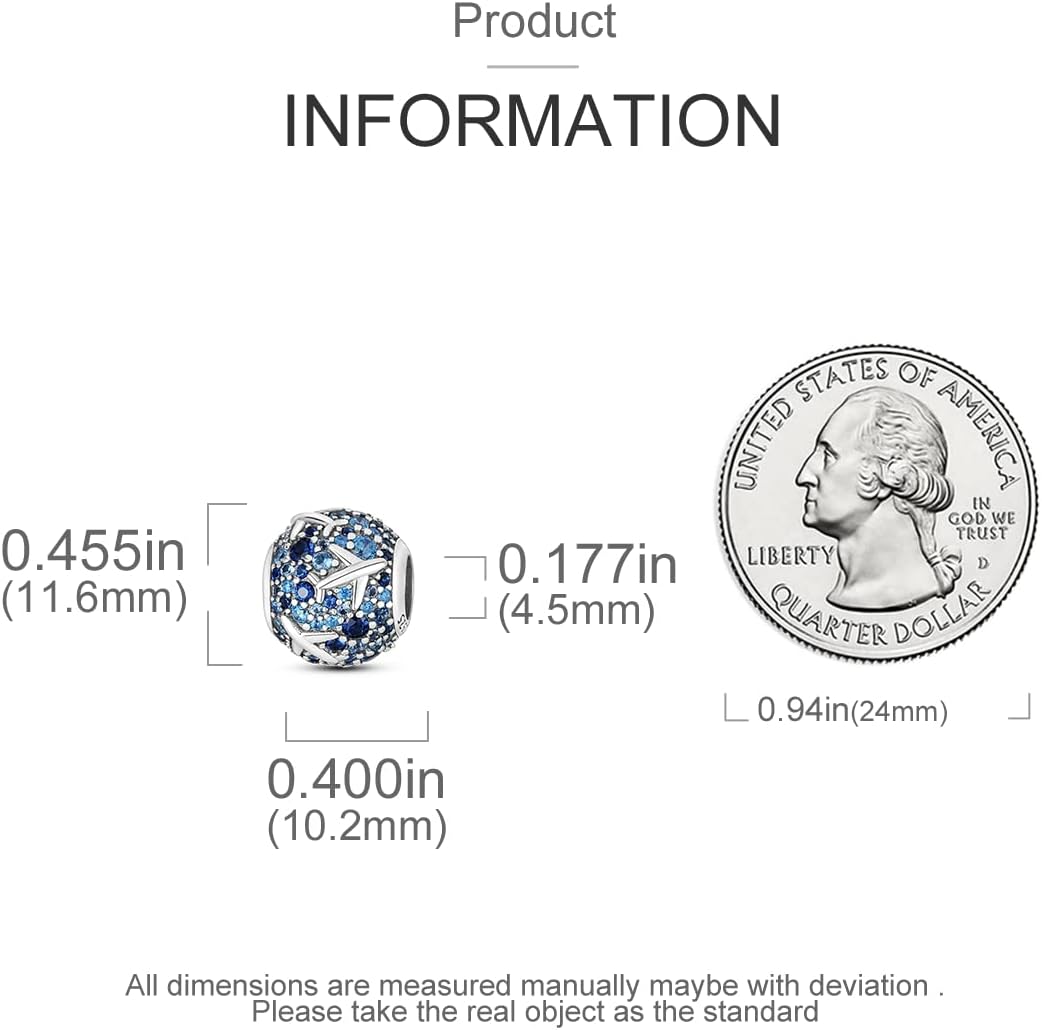 MULA 925 Sterling Silver Charms for Bracelets and Necklaces Family Letters Dangle Pendants Airplane Travel Beads Family Tree Jewelry Charms for Women - Image 4