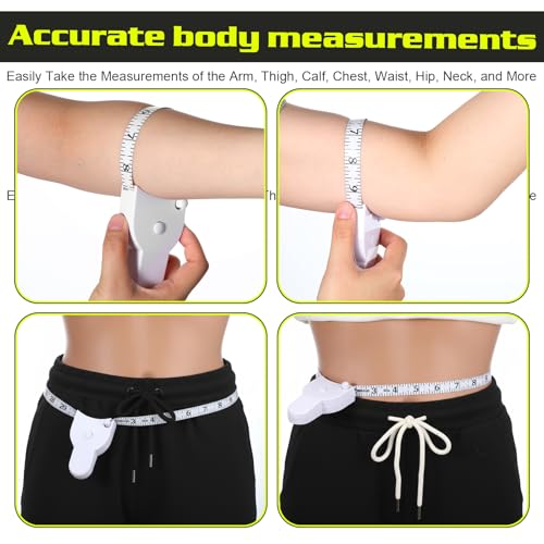 Pack de 2 cintas métricas retráctiles para cuerpo 60in miniatura 3