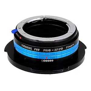 Fotodiox Pro Lens Mount Adapter, Nikon G/DX Mount Lens to Sony FZ Mount Camera Adapter - fits Sony PMW-F3, F5, F55 Digital Cinema Camcorders and has Built-in Lens Aperture Control for Nikon Lenses