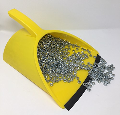 Handy Pan - Yellow - Large Capacity Heavy Duty Dust Pan | Made in USA! Great for Home, Shop, Garage, - Thumbnail 2